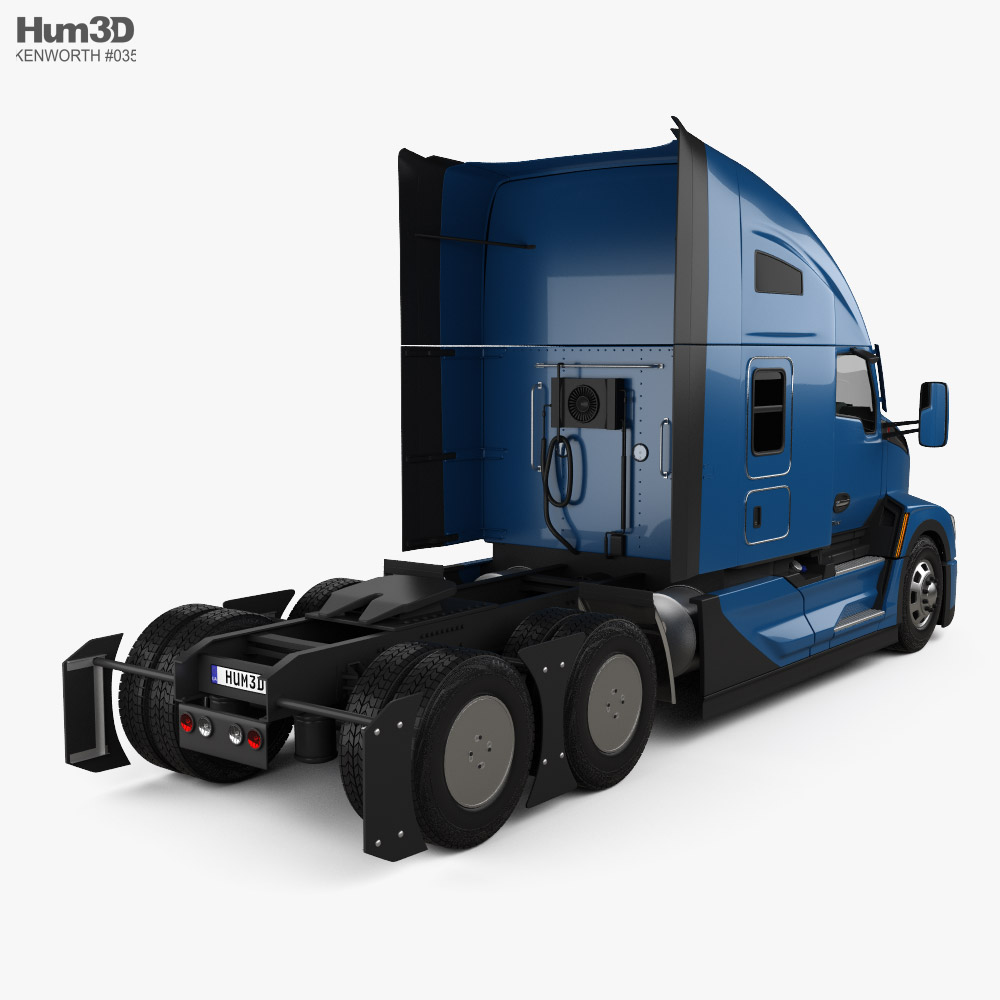 Kenworth T680 Sleeper Cab Tractor Truck 2024 3D model