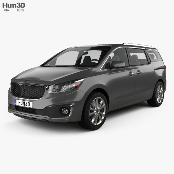 Kia Sedona SXL 2017 3D model