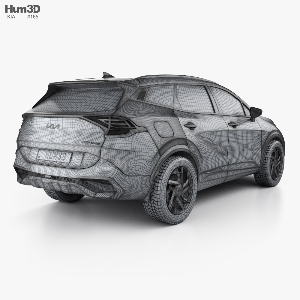 Kia Sportage 2024 3D model