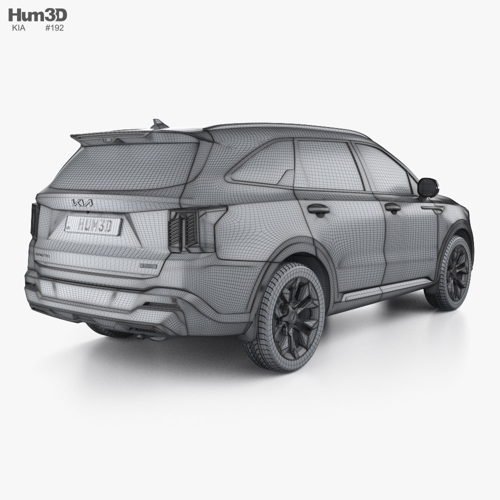 Kia Sorento HEV 2024 3D model