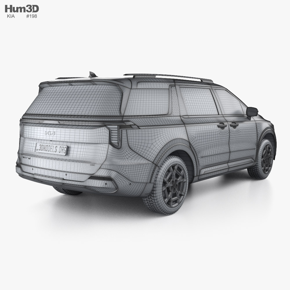 Kia Carnival HEV 2025 3D model