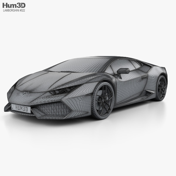 Lamborghini Huracan 2017 3D model