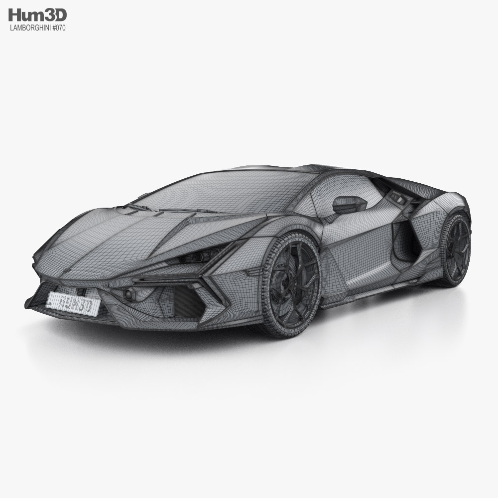 Lamborghini Revuelto 2024 3D model