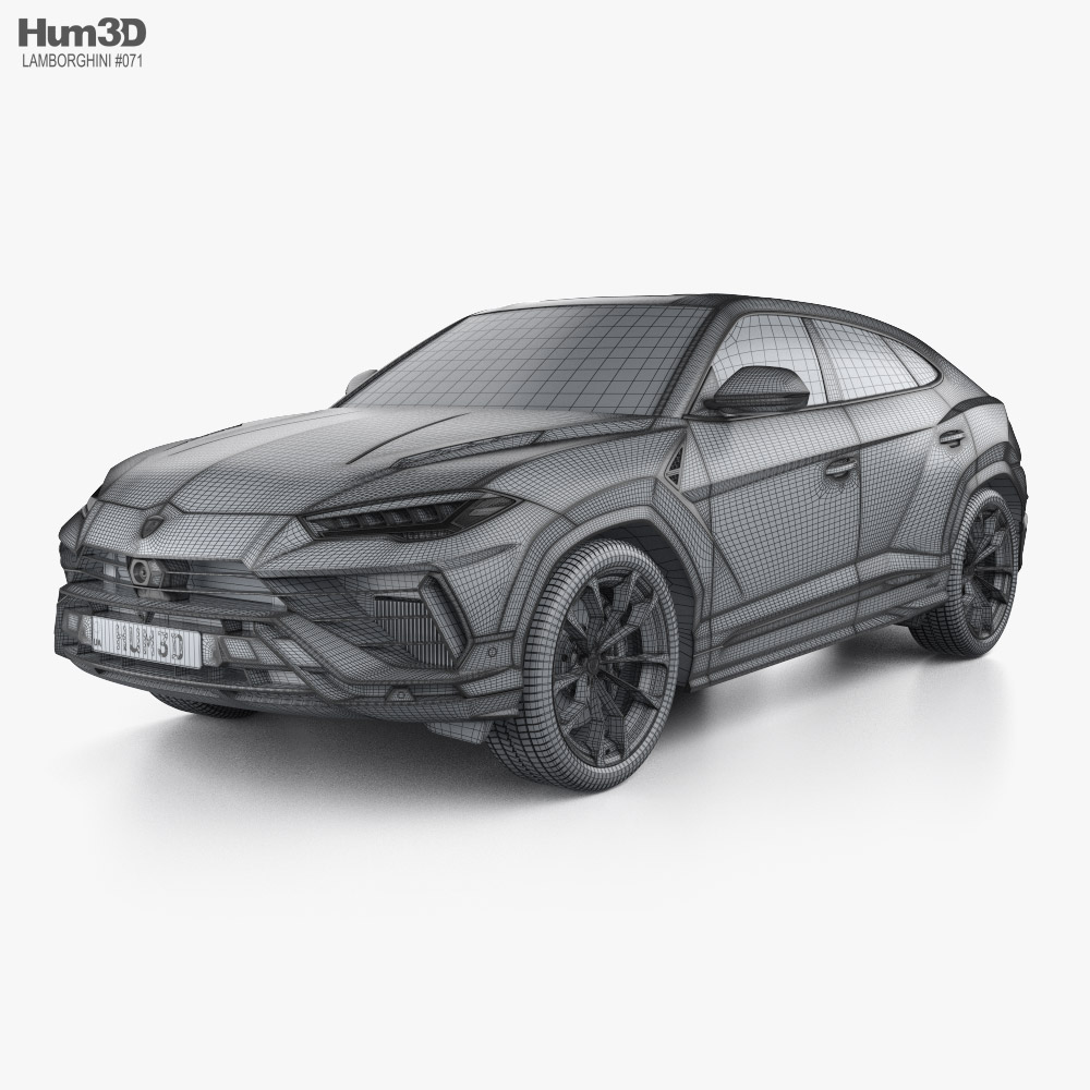 Lamborghini Urus S 2024 3D model