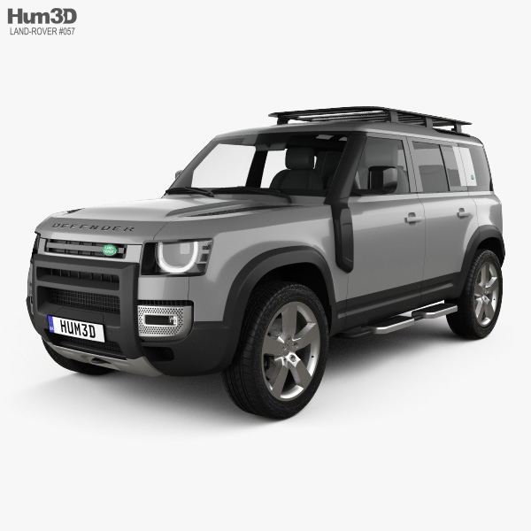 Land Rover Defender 110 Explorer Pack 2023 3D model