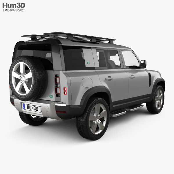 Land Rover Defender 110 Explorer Pack 2023 3D model