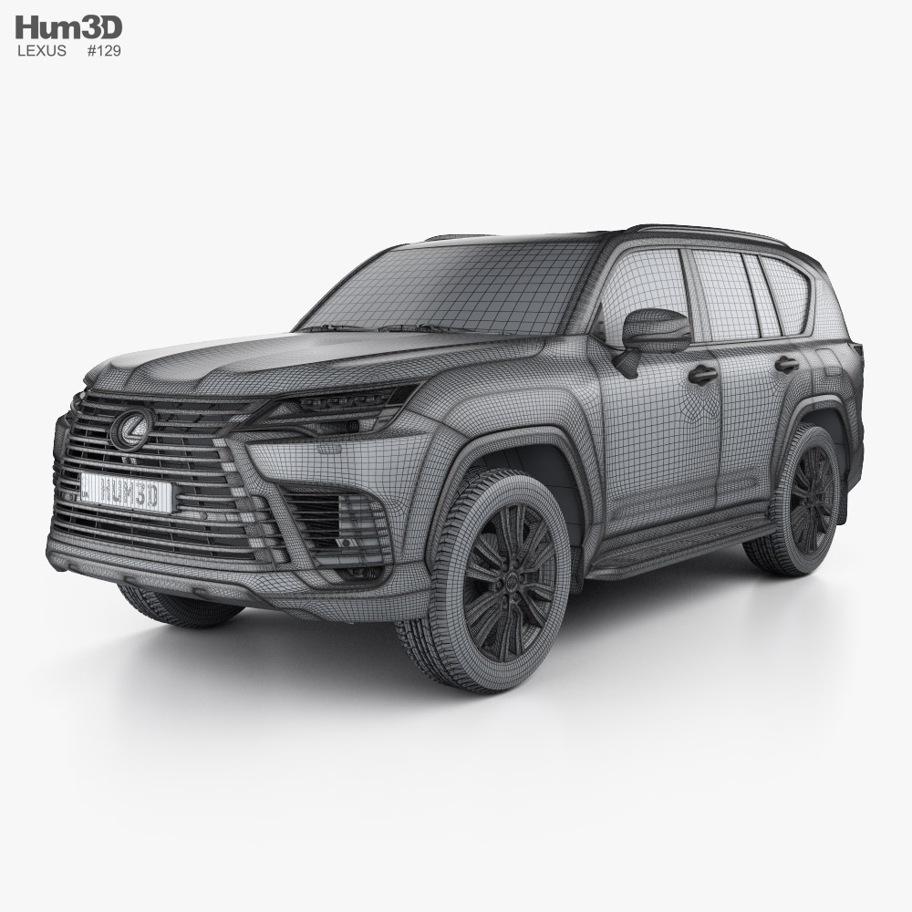 Lexus LX 600 2024 3D model