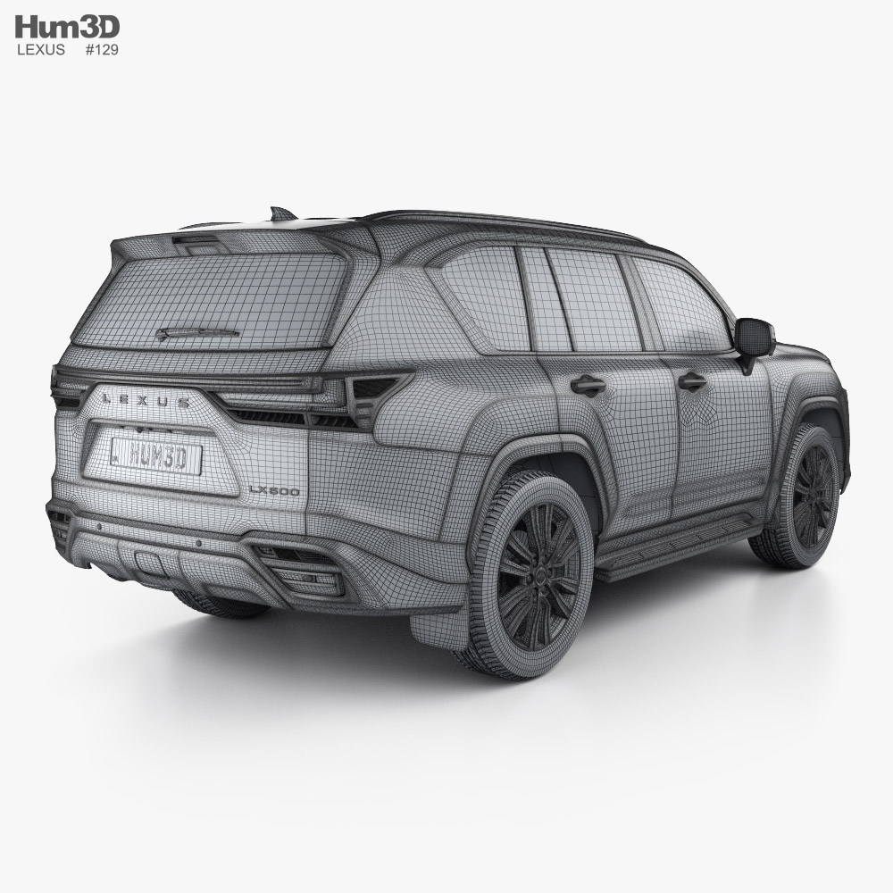 Lexus LX 600 2024 3D model