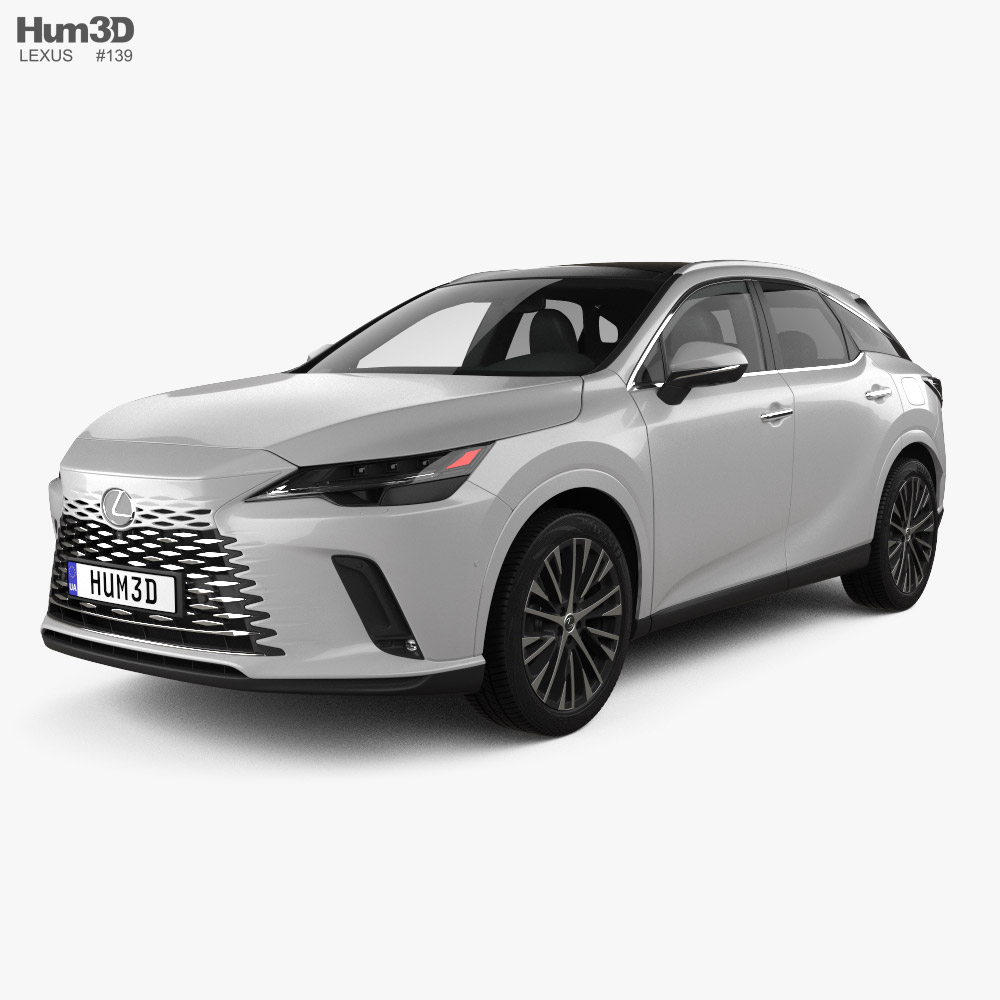 Lexus RX hybrid 2024 3D model