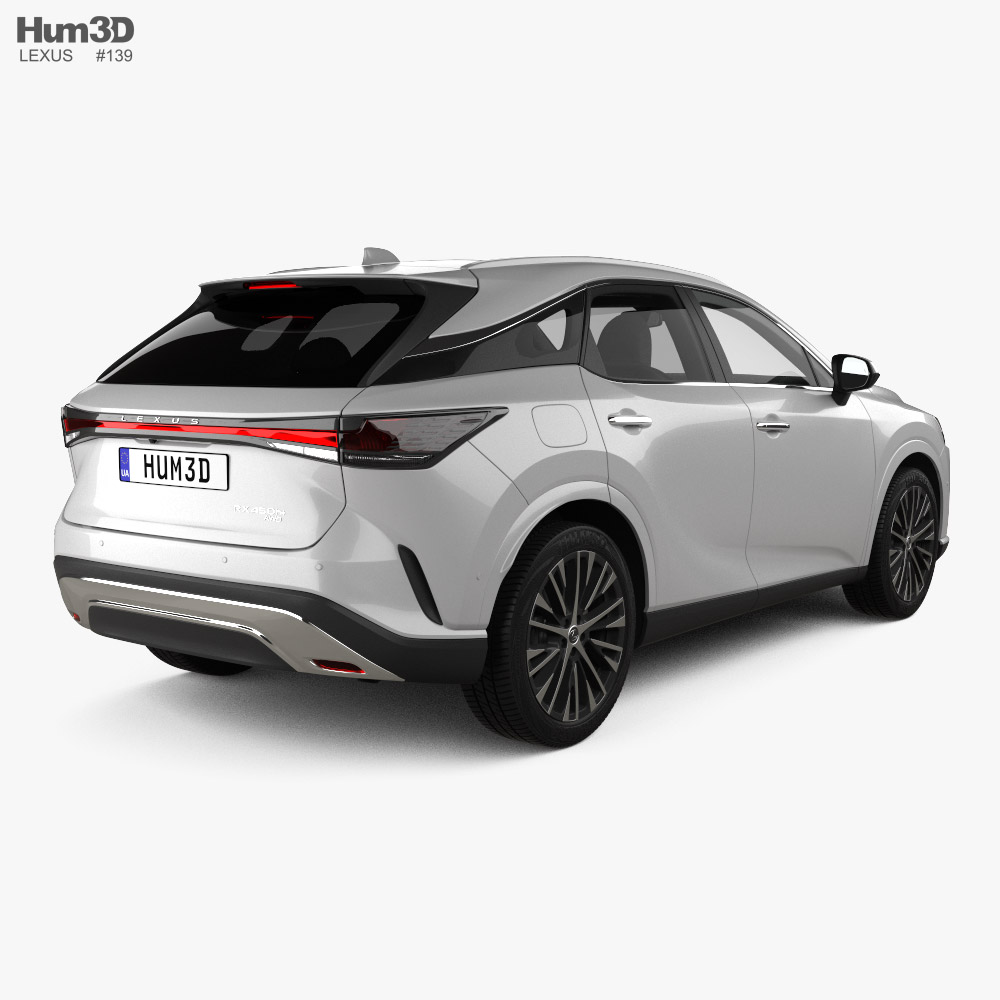 Lexus RX hybrid 2024 3D model