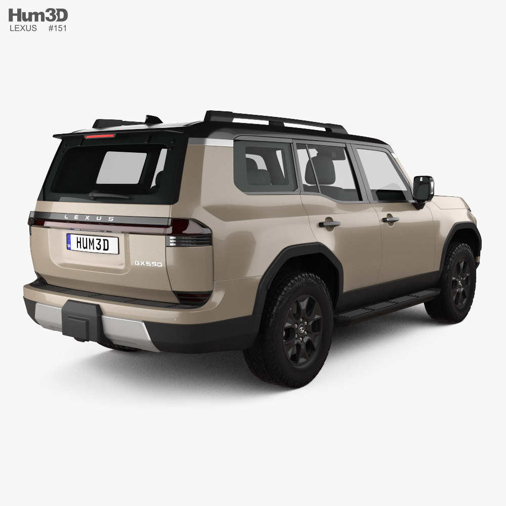 Lexus GX Overtrail 2024 3D model