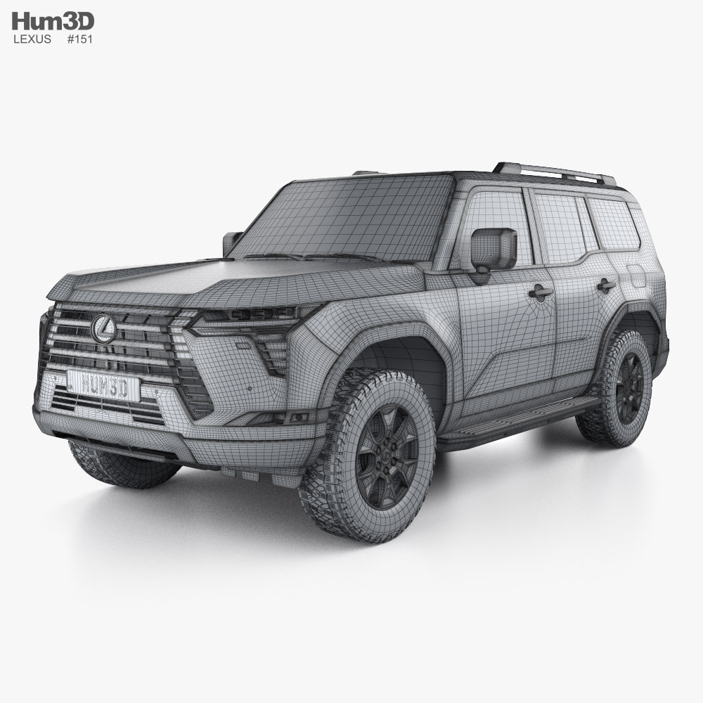 Lexus GX Overtrail 2024 3D model