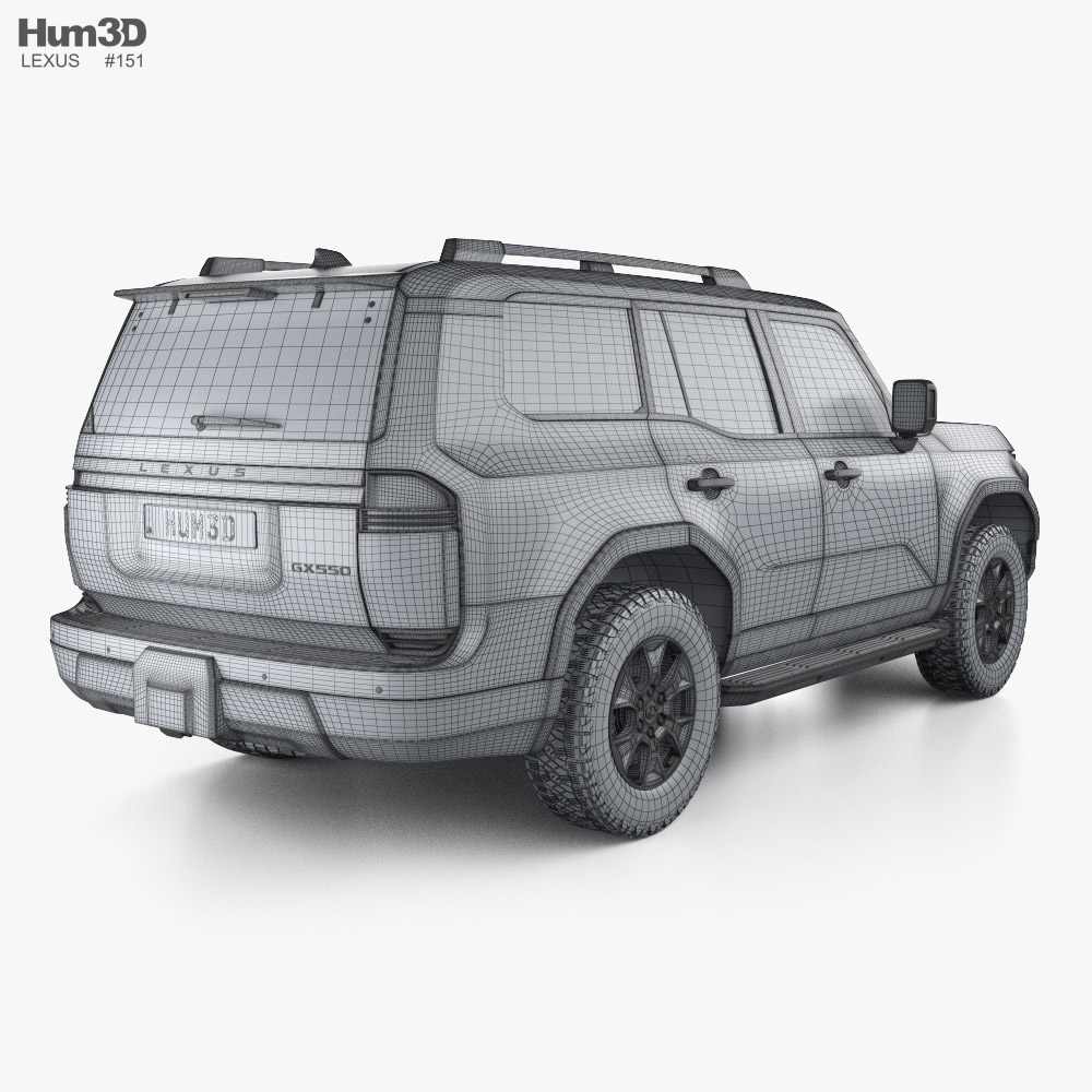 Lexus GX Overtrail 2024 3D model