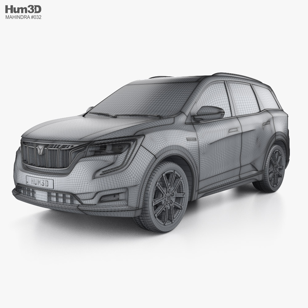 Mahindra XUV700 2024 3D model