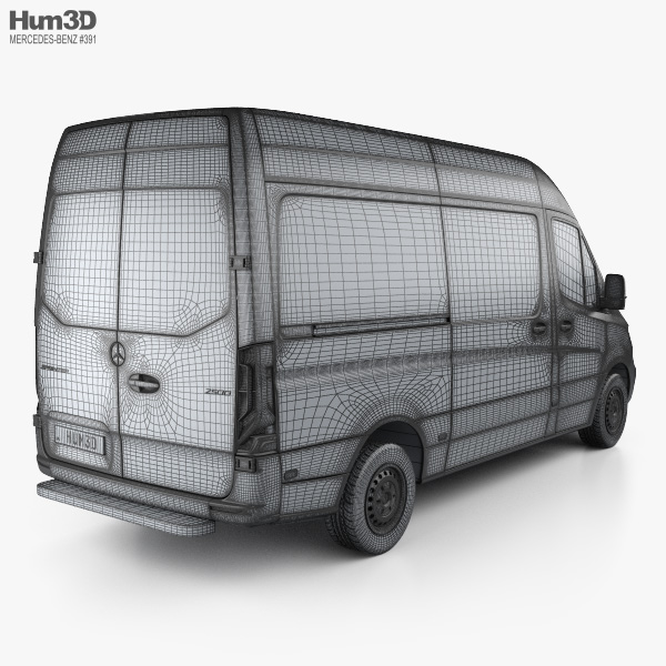 Mercedes-Benz Sprinter Panel Van L2H2 2022 3D model