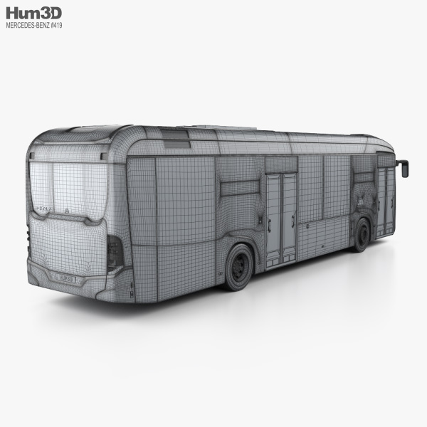 Mercedes-Benz eCitaro bus 2018 3D model