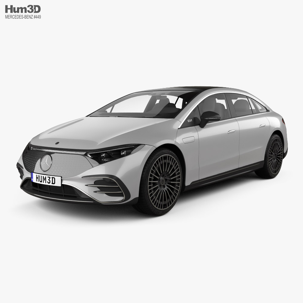 Mercedes-Benz EQS AMG-Line 2024 3D model