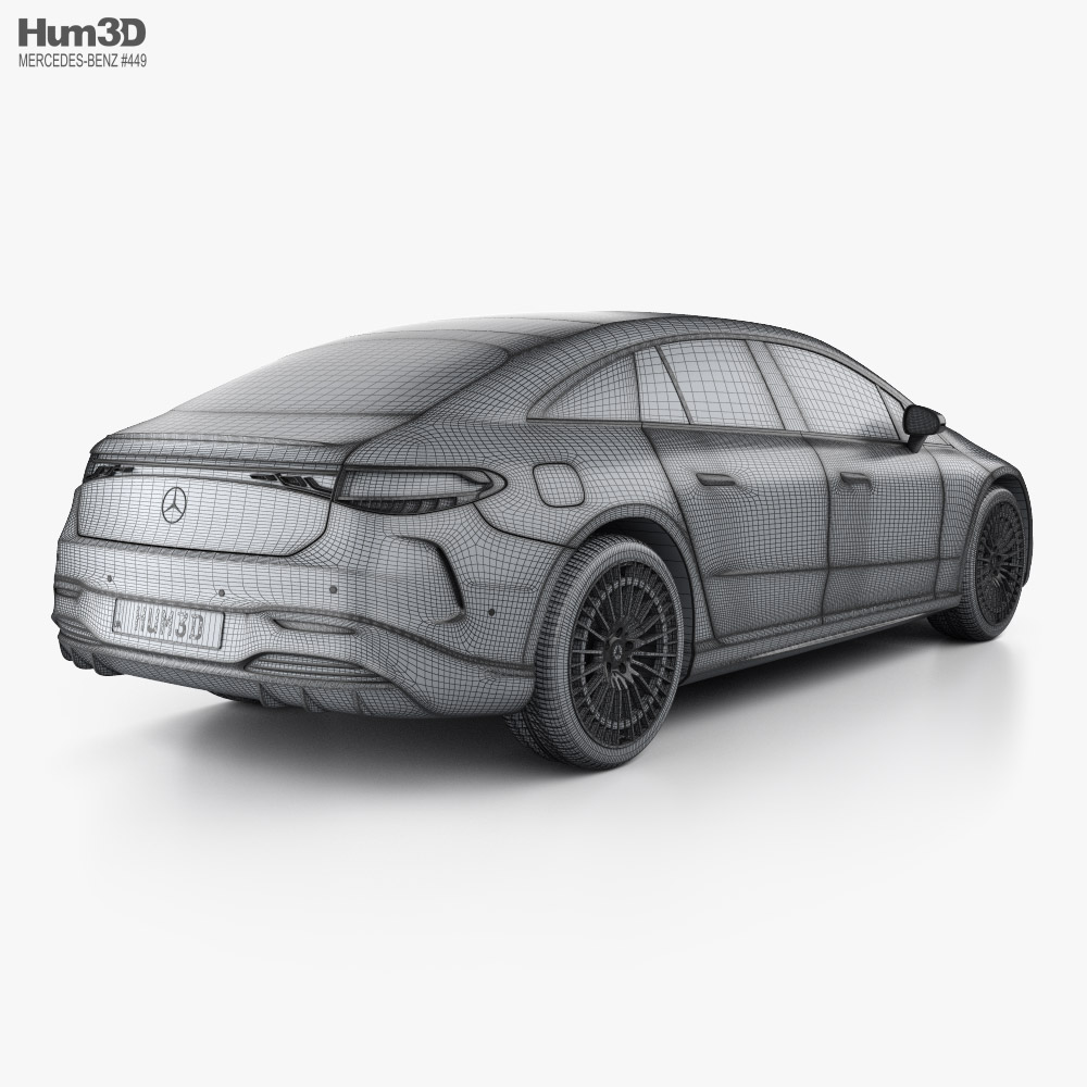 Mercedes-Benz EQS AMG-Line 2024 3D model