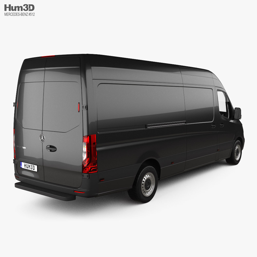 Mercedes-Benz Sprinter Panel Van L3H2 with HQ interior 2022 3D model