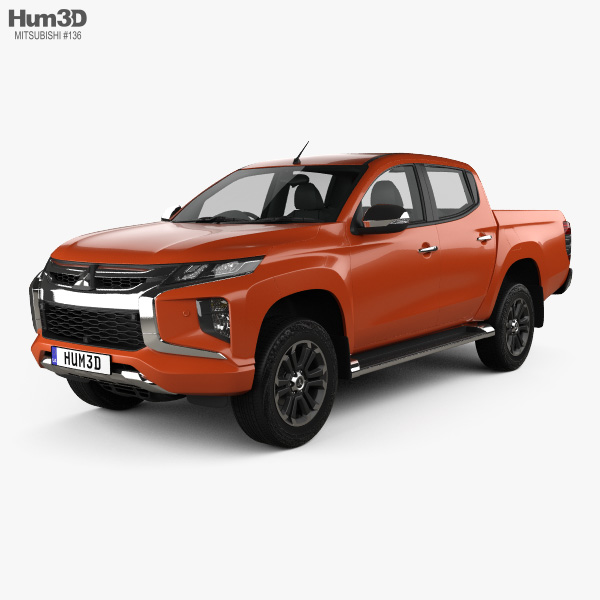 Mitsubishi Triton Double Cab 2021 3D model