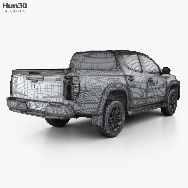 Mitsubishi Triton Double Cab 2021 3D model