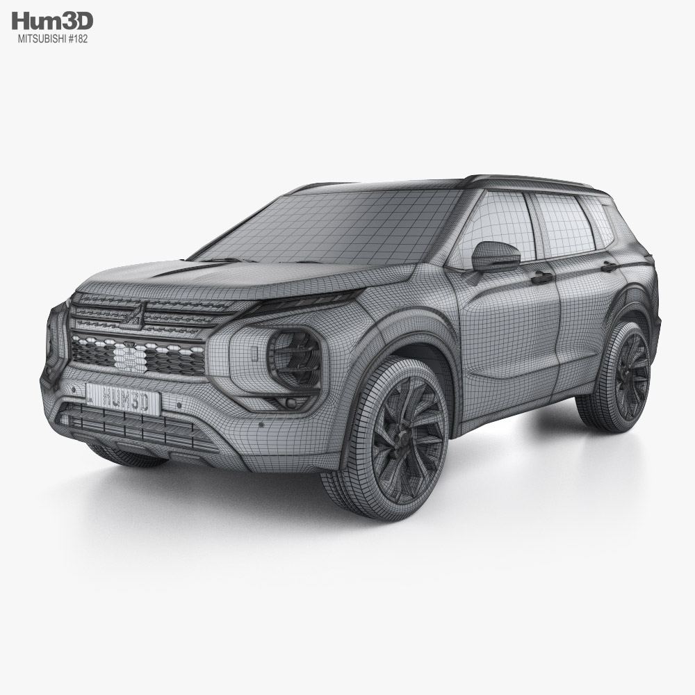 Mitsubishi Outlander SEL US-spec 2024 3D model