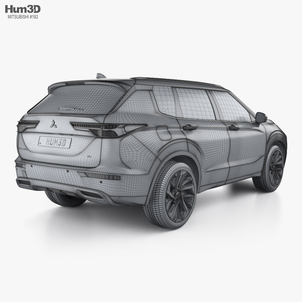 Mitsubishi Outlander SEL US-spec 2024 3D model