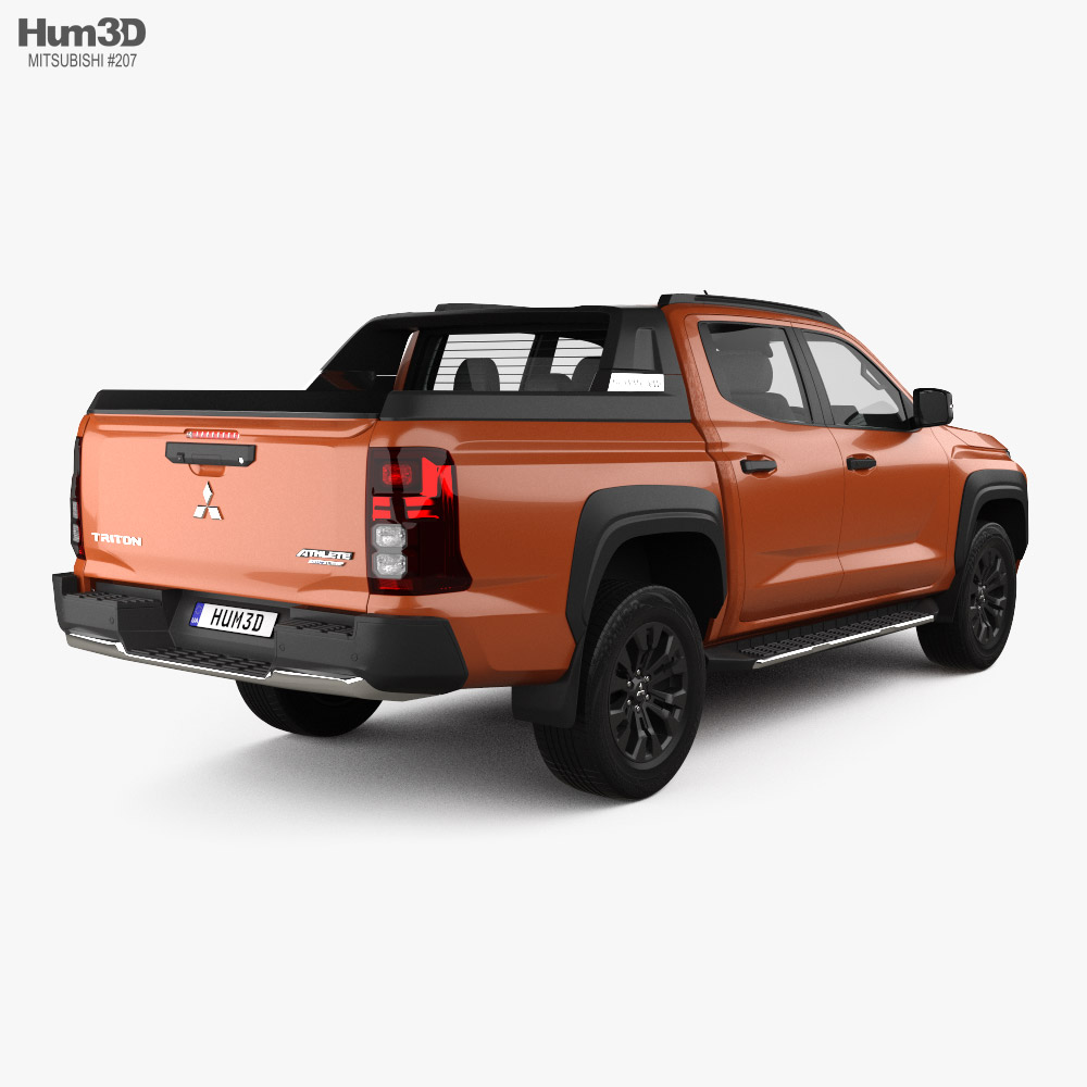 Mitsubishi Triton Double Cab Athlete 2024 3D model