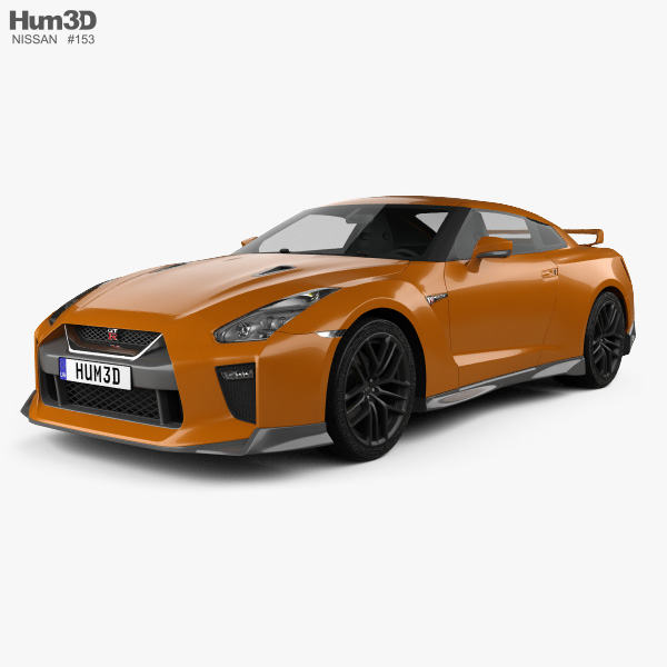 Nissan GT-R 2020 3D model