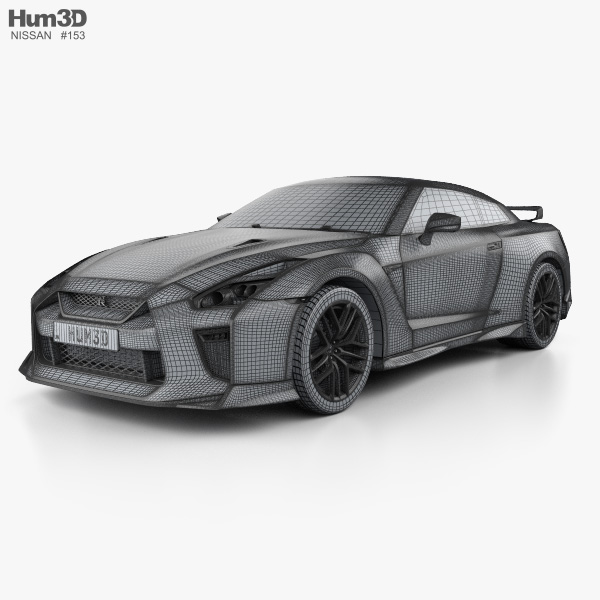 Nissan GT-R 2020 3D model