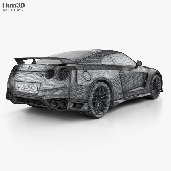 Nissan GT-R 2020 3D model