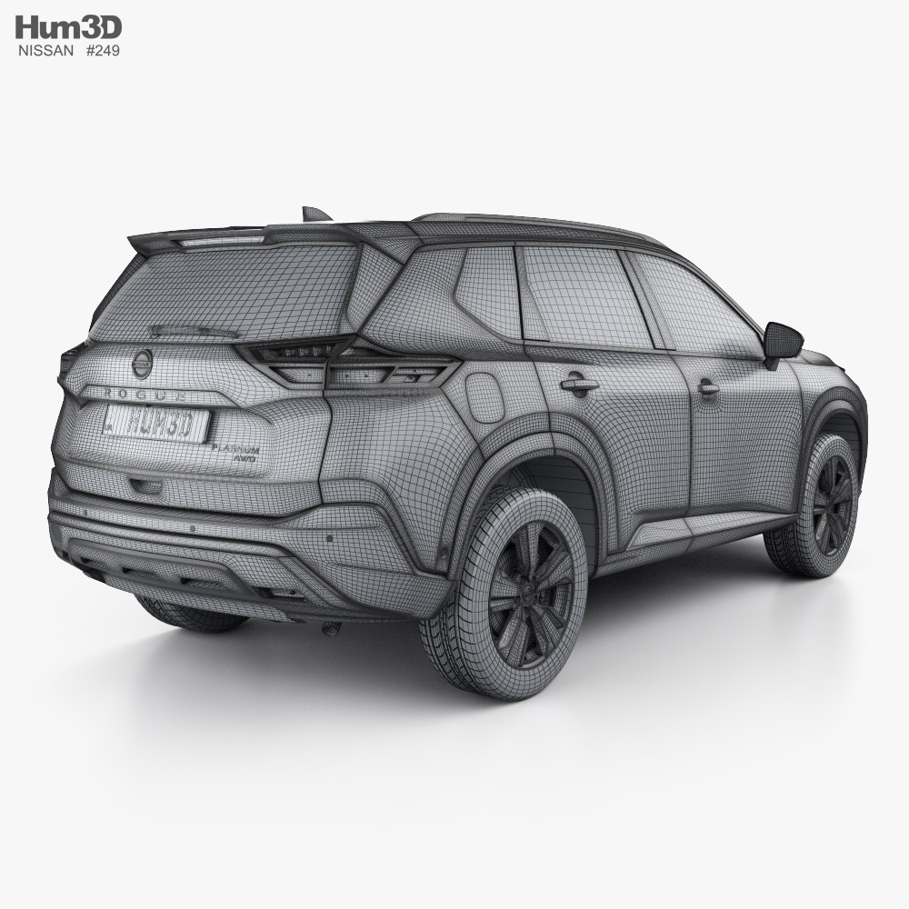 Nissan Rogue Platinum 2023 3D model