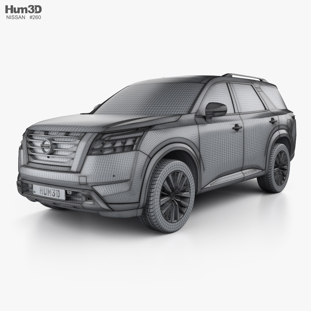 Nissan Pathfinder Platinum 2024 3D model