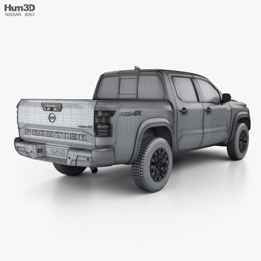 Nissan Frontier Pro-4X Crew Cab 2024 3D model