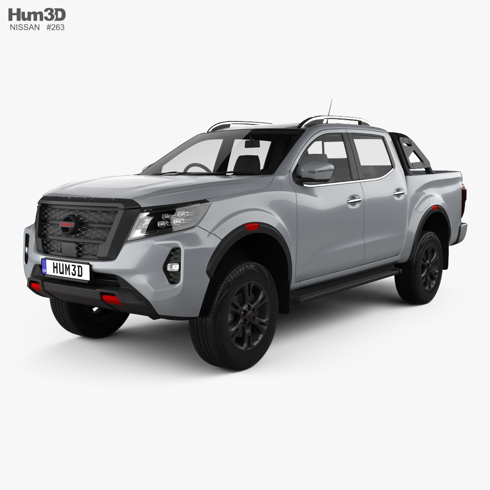 Nissan Navara Double Cab PRO 4X 2023 3D model