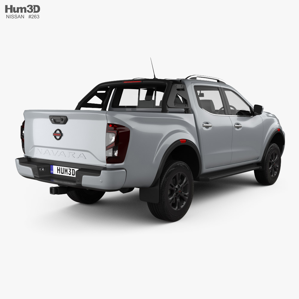 Nissan Navara Double Cab PRO 4X 2023 3D model