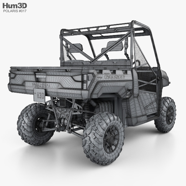 Polaris Ranger XP 1000 2019 3D model