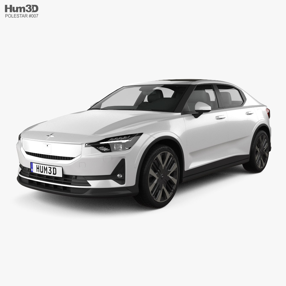 Polestar 2 2024 3D model