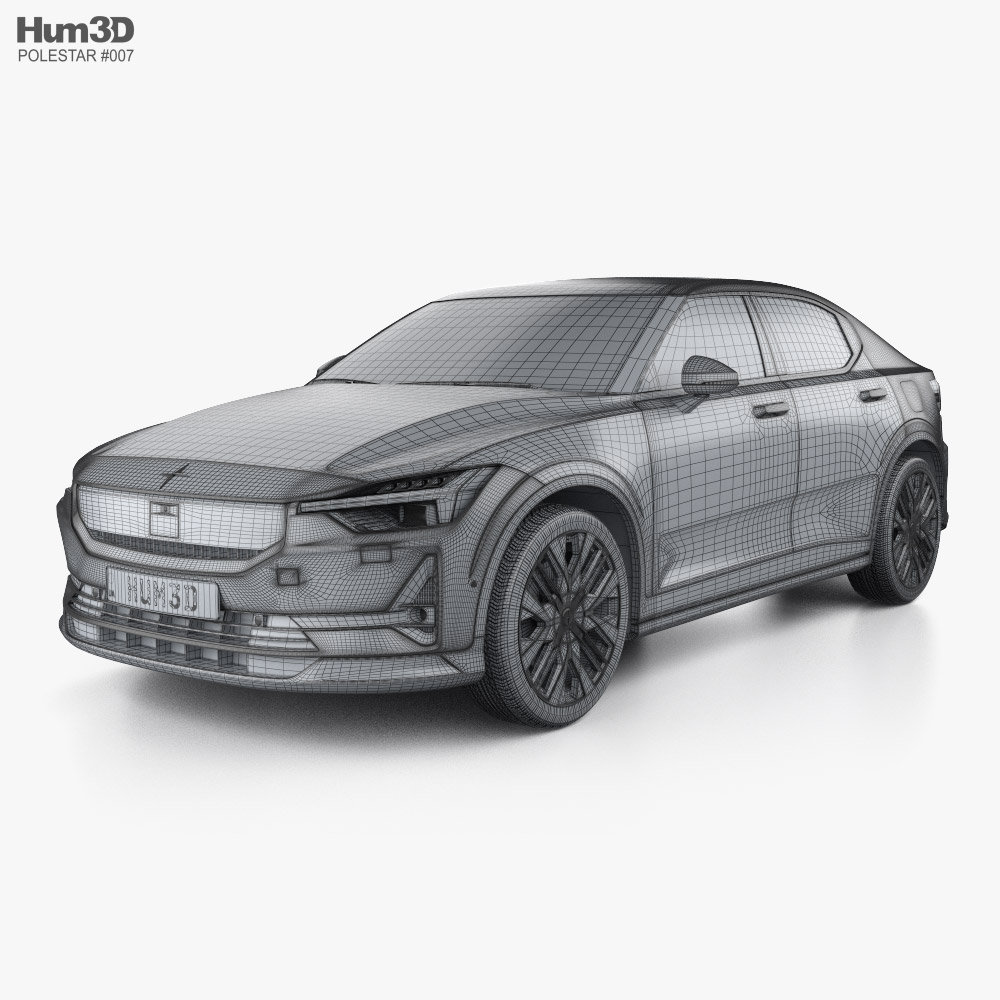 Polestar 2 2024 3D model