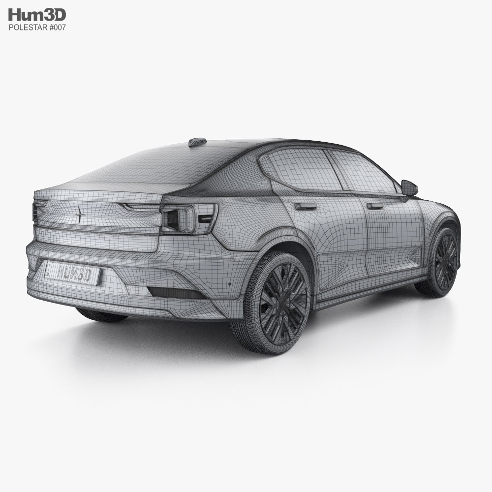 Polestar 2 2024 3D model