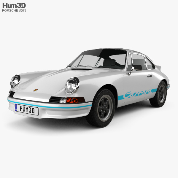 Porsche 911 Carrera RS Sport 1972 3D model