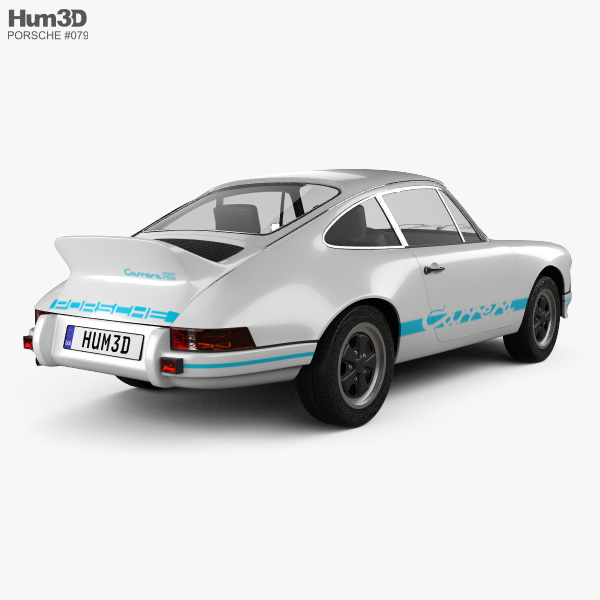 Porsche 911 Carrera RS Sport 1972 3D model