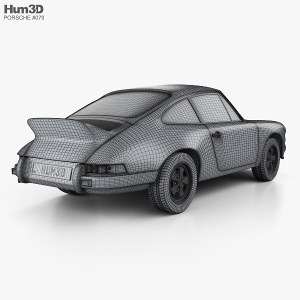 Porsche 911 Carrera RS Sport 1972 3D model