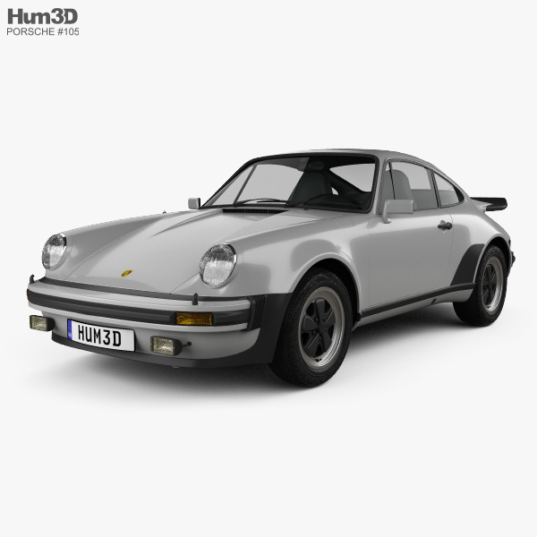 Porsche 911 Turbo (930) 1974 3D model