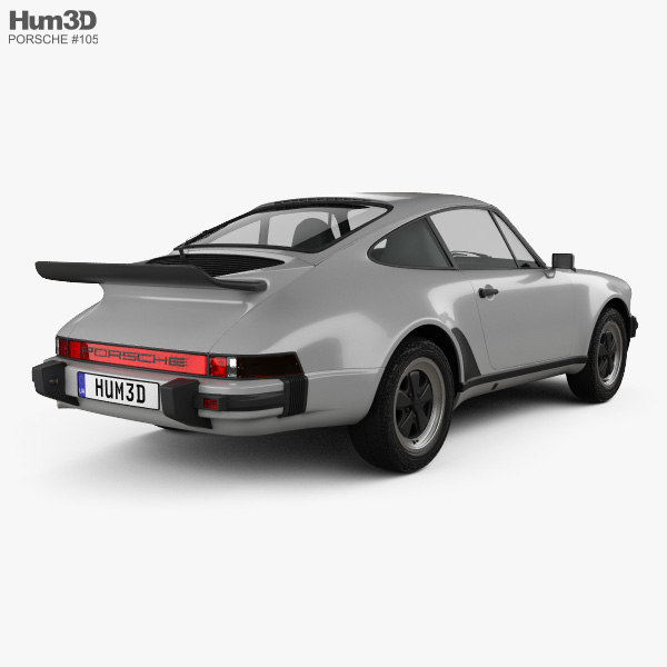 Porsche 911 Turbo (930) 1974 3D model