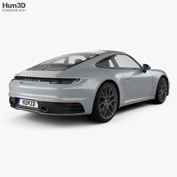 Porsche 911 Carrera 4S coupe 2022 3D model