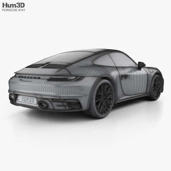 Porsche 911 Carrera 4S coupe 2022 3D model