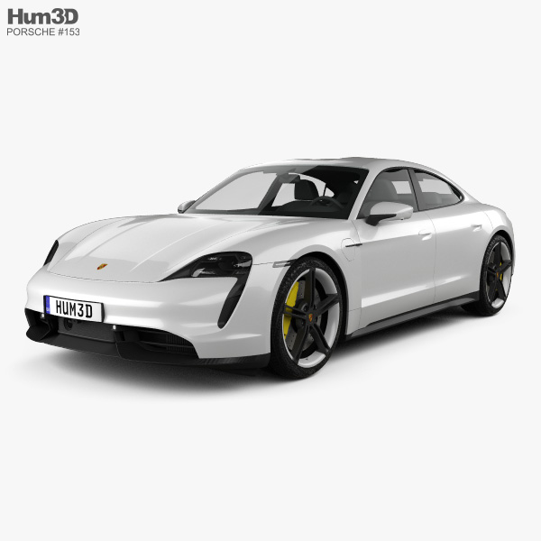 Porsche Taycan Turbo S 2024 3D model