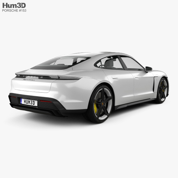 Porsche Taycan Turbo S 2024 3D model