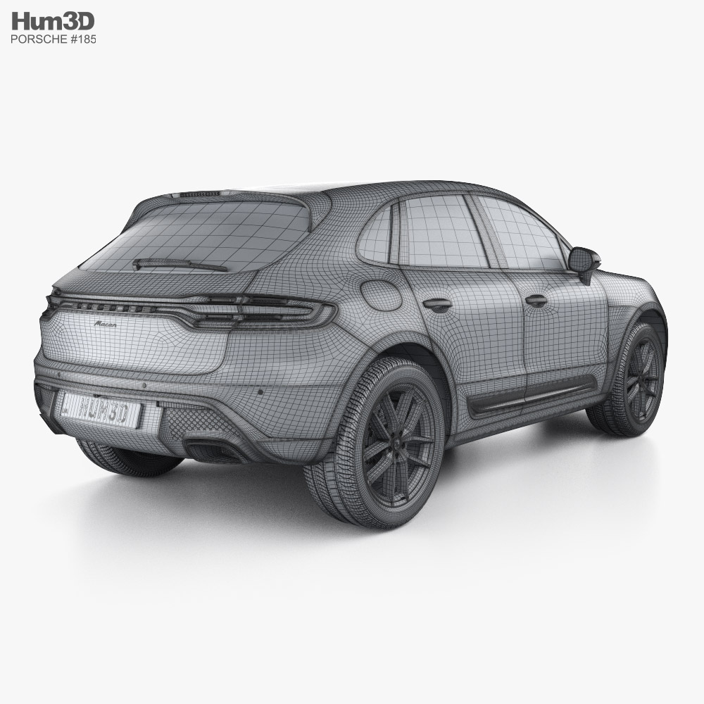 Porsche Macan 2024 3D model